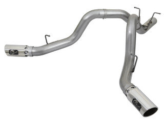 AFE 49-44086-P Large Bore-HD 4 IN 409 Stainless Steel DPF-Back Exhaust System GM Diesel Trucks 17-19 V8-6.6L (td) L5P