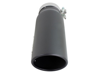 AFE 49T40501-B15 MACH Force-Xp 4 IN 409 Stainless Steel Exhaust Tip - OVERSTOCK 4" In x 5" Out x 15" L Bolt-On Right