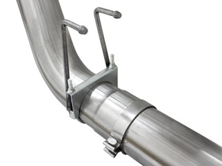 AFE 49-43064 Large Bore-HD 5" 409 Stainless Steel DPF-Back Exhaust System NO TIP Ford Diesel Trucks 15-16 V8-6.7L (td)