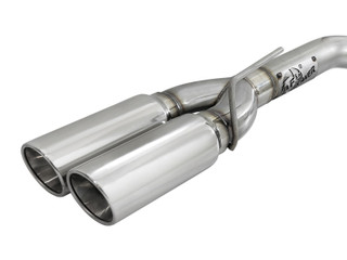 AFE 49-34130-P Vulcan Series 3 IN 304 Stainless Steel DPF-Back Exhaust System w/ Dual Polished Tip GM Silverado/Sierra 1500 20-22 L6-3.0L (td)