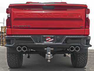 AFE 49-34130-P Vulcan Series 3 IN 304 Stainless Steel DPF-Back Exhaust System w/ Dual Polished Tip GM Silverado/Sierra 1500 20-22 L6-3.0L (td)