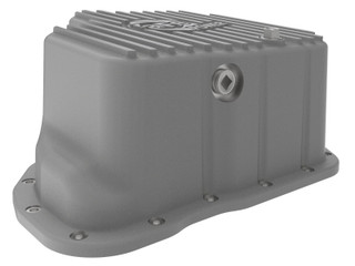 AFE 46-71070A aFe POWER Street Series Engine Oil Pan Raw w/ Machined Fins GM Diesel Trucks 01-10 V8-6.6L (td)