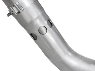 AFE 49-43065-P Large Bore-HD 4" 409 Stainless Steel DPF-Back Exhaust System Ford Diesel Trucks 11-14 V8-6.7L (td)