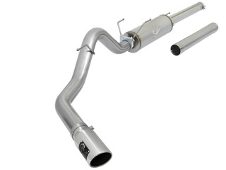 AFE 49-42005 Large Bore-HD 4" 409 Stainless Steel Cat-Back Exhaust System Dodge Diesel Trucks 03-04 L6-5.9L (td)
