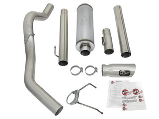 AFE 49-42005 Large Bore-HD 4" 409 Stainless Steel Cat-Back Exhaust System Dodge Diesel Trucks 03-04 L6-5.9L (td)