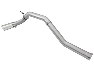 AFE 49-06113-P ATLAS 4" Aluminized Steel DPF-Back Exhaust System w/ Polished Tip Nissan Titan XD 16-19 V8-5.0L (td)