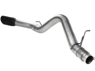 AFE 49-44041-B Large Bore-HD 5 IN 409 Stainless Steel DPF-Back Exhaust System GM Diesel Trucks 11-16 V8-6.6L (td) LML