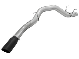 AFE 49-42039-B Large Bore-HD 5" 409 Stainless Steel DPF-Back Exhaust System RAM Diesel Trucks 13-18 L6-6.7L (td)