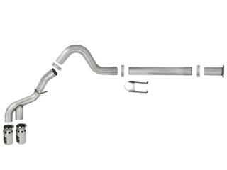 AFE 49-43120-P Rebel XD Series 4 IN 409 Stainless Steel DPF-Back Exhaust System Ford Diesel Trucks 11-14 V8-6.7L (td)