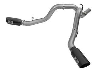 AFE 49-44080-B Large Bore-HD 4 IN 409 Stainless Steel DPF-Back Exhaust System GM Diesel Trucks 2016 V8-6.6L (td) LML