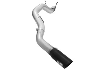 AFE 49-02039-B ATLAS 5" Aluminized Steel DPF-Back Exhaust System - BLACK TIP RAM Diesel Trucks 13-18 L6-6.7L (td)