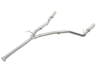 AFE 49-42041-P Large Bore-HD 2-1/2 IN 409 Stainless Steel DPF-Back Exhaust System RAM 1500 EcoDiesel 14-18 V6-3.0L (td)