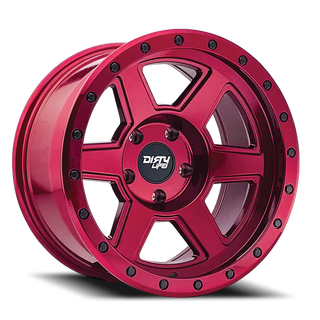 DIRTY LIFE 9315-2181R COMPOUND 9315 CRIMSON CANDY RED 20X10 8-165.1 -25MM 125.2MM