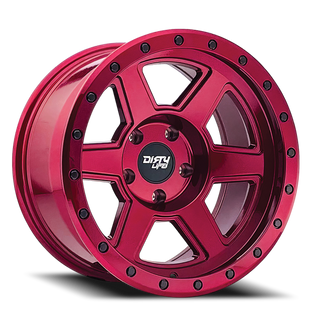 DIRTY LIFE 9315-2178R COMPOUND 9315 CRIMSON CANDY RED 20X10 8-180 -25MM 124.1MM