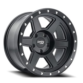 DIRTY LIFE 9315-2170MB COMPOUND 9315 MATTE BLACK 20X10 8-170 -25MM 125.2MM