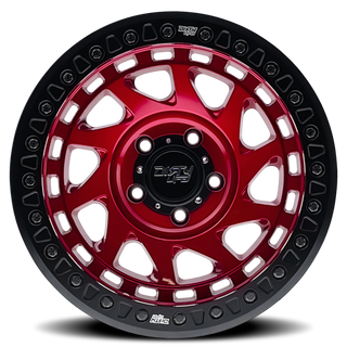 DIRTY LIFE 9313-7970R12 ENIGMA RACE 9313 GLOSS CRIMSON CANDY RED 17X9 8-170 -12MM 125.2MM