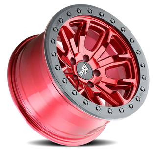 DIRTY LIFE 9303-7970R12 DT-1 9303 CRIMSON CANDY RED 17X9 8-170 -12MM 130.8MM