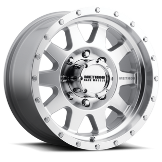 METHOD RACE WHEELS MR30129087318 ALUMINUM WHEELS 20X9 THE STANDARD MR301 BOLT PATTERN 8 ON 170 OFFSET 18 LIP SIZE 3.7 MACHINED SL CLEAR COAT