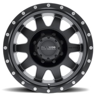 METHOD RACE WHEELS MR30189088518 ALUMINUM WHEELS 18X9 THE STANDARD MR301 BOLT PATTERN 8 ON 180 OFFSET 18 LIP SIZE 2.68 MATTE BLACK MB