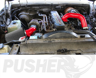 PUSHER PDC9193CAI FRONT MOUNT COLD AIR INTAKE SYSTEM 1991-1993 DODGE CUMMINS 5.9L 12V