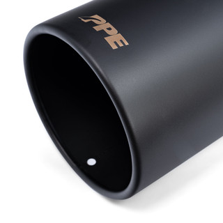 PPE 117025030 304 STAINLESS STEEL EXHAUST TIP (BLACK) 2015-2023 GM 6.6L DURAMAX LML/L5P