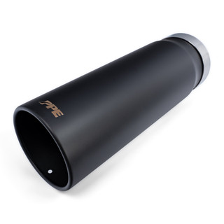 PPE 117021520 304 STAINLESS STEEL EXHAUST TIP (BLACK) 2015-2023 GM 6.6L DURAMAX LML/L5P