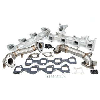 PPE 116112535 MANIFOLDS AND UP-PIPES-SILVER 2017+ GM DURAMAX 6.6L L5P