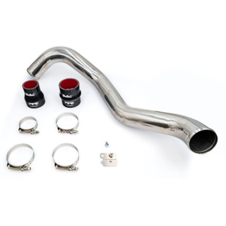 PPE 115022030 HOT SIDE INTERCOOLER CHARGE PIPE 3.0 INCH STAINLESS STEEL POLISHED 2004-2010 GM 6.6L DURAMAX LLY/LBZ/LMM