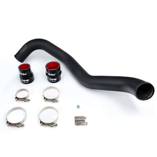 PPE 115022020 HOT SIDE INTERCOOLER CHARGE PIPE 3.0 INCH STAINLESS STEEL BLACK 2004-2010 GM 6.6L DURAMAX LLY/LBZ/LMM