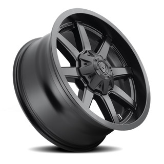 FUEL D43620901857 ALUMINUM WHEELS 20X9 MAVERICK D436 8 ON 180 SATIN BLACK 125.1 BORE 20 OFFSET 8 SPOKE