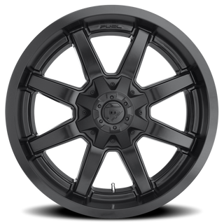 FUEL D43620901750 ALUMINUM WHEELS 20X9 MAVERICK D436 8 ON 170 SATIN BLACK 125.1 BORE 1 OFFSET 8 SPOKE