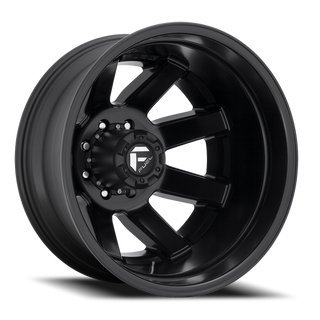 FUEL D43620829235 DUALLY WHEELS 20X8.3 MAVERICK DUALLY D436 8 ON 200 MATTE BLACK 142 BORE -201 OFFSET 7 SPOKE OUTER DUALLY