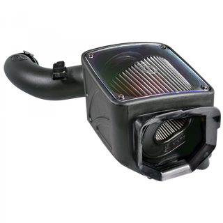 S&B FILTERS 75-5102D COLD AIR INTAKE DRY EXTENDABLE WHITE 2004-2005 GM/CHEVROLET DURAMAX 6.6L LLY