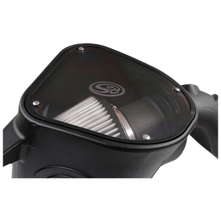 S&B FILTERS 75-5092D COLD AIR INTAKE DRY EXTENDABLE WHITE 2010-2012 DODGE CUMMINS 6.7L 24V