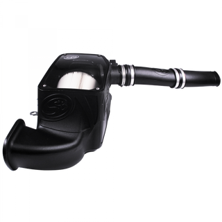 S&B FILTERS 75-5074D COLD AIR INTAKE DRY EXTENDABLE WHITE 2014-2018 DODGE RAM 1500 3.0L ECODIESEL V6