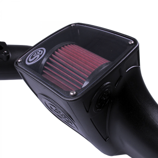 S&B FILTERS 75-5070 COLD AIR INTAKE COTTON CLEANABLE RED 2003-2007 FORD POWERSTROKE 6.0L