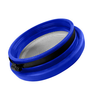 S&B FILTERS 77-3010 TURBO SCREEN 5.0 INCH BLUE STAINLESS STEEL MESH W/STAINLESS STEEL CLAMP