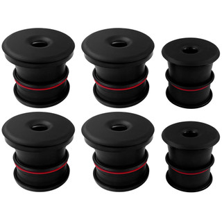 S&B FILTERS 81-1004 SILICONE BODY MOUNT KIT 6PC REGULAR & EXTENDED CAB 1999-2003 FORD F-250/F-350/F-450/F-550