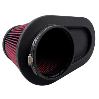 S&B FILTERS KF-1076 AIR FILTER INTAKE KITS 75-5136 / 75-5136D OILED COTTON CLEANABLE RED