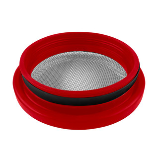 S&B FILTERS 77-7017 TURBO SCREEN GUARD WITH VELOCITY STACK - 5.50 INCH (RED)