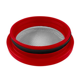 S&B FILTERS 77-3016 TURBO SCREEN GUARD WITH VELOCITY STACK - 4.50 INCH (RED)