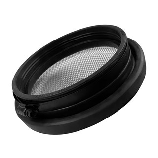 S&B FILTERS 77-3013 TURBO SCREEN GUARD WITH VELOCITY STACK - 4.50 INCH (BLACK)