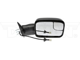 DORMAN 955-2002 POWER HEATED SIDE VIEW MIRROR (RIGHT SIDE- WITH TRAILER TOW PACKAGE) 1998-2002 DODGE RAM 2500/3500 