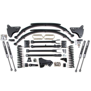 BDS SUSPENSION BDS590H 4" 4-LINK LIFT KIT 2011-2016 FORD F-250/350 6.7L POWERSTROKE 4WD