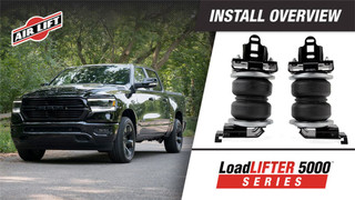 AIR LIFT 57375 LOADLIFTER 5000 AIR SPRING KIT FOR 2019-2024 RAM 1500 4WD