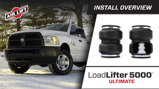 AIR LIFT 88289 LOADLIFTER 5000 ULTIMATE AIR BAGS WITH INTERNAL JOUNCE BUMPER FOR 2014-2024 RAM 2500 2WD/4WD