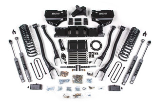 BDS SUSPENSION BDS1668H 4 INCH LIFT KIT W/ 4-LINK RAM 3500 19-24 4WD DIESEL WITHOUT FACTORY REAR OVERLOAD LEAF 8 BOLT NX2 NITRO SHOCKS