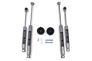 BDS SUSPENSION BDS1518H 1 INCH LEVELING KIT COIL SPACER FORD F250/F350 SUPER DUTY 17-22 4WD WITH NX2 NITRO SHOCKS