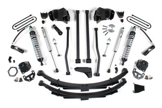 BDS SUSPENSION BDS650F 6 INCH LIFT KIT LONG ARM & FOX 2.5 COIL-OVER CONVERSION DODGE RAM 2500/3500 03-07 4WD FOX 2.5 PERFORMANCE SHOCKS DIESEL REAR LEAF SPRINGS FOX 2.5 PERFORMANCE SHOCKS