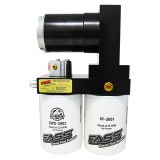 FASS TSC08165G TITANIUM SIGNATURE SERIES DIESEL FUEL SYSTEM 165GPH FOR 1992-2000 GM 6.5L TURBO DIESEL